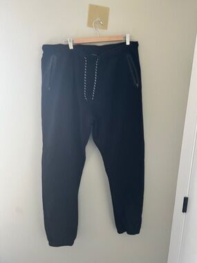 Athletic Works Black Fleece Jogger Sweatpants Men’s XL